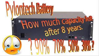 Pylontech battery very degraded.