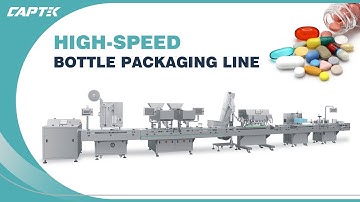 Bottling Packaging Line | Capsule, Tablet, Candy | High Speed | Counter & Packing