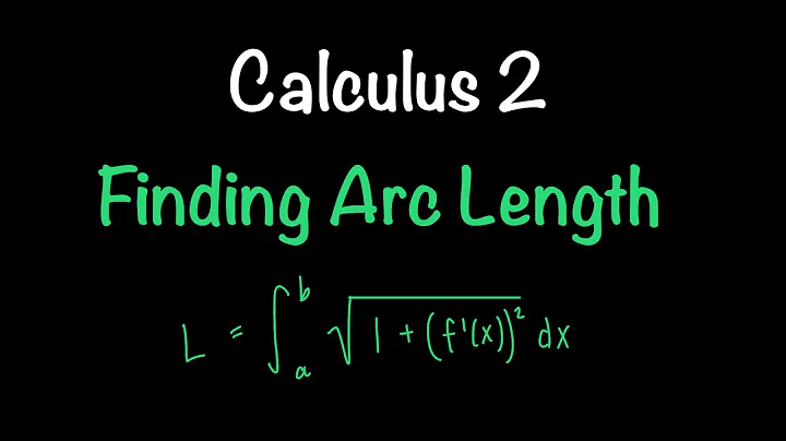 Finding Arc Length | Calculus 2 | Math with Professor V
