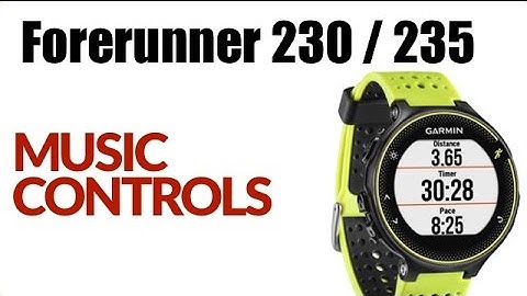 How To Use The Music Controls On The Garmin Forerunner 230 / 235 ! FEATURE REVIEW !