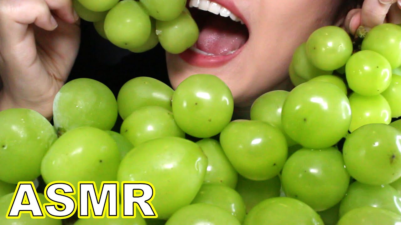 ASMR Shine Muscat EATING SOUNDS | 샤인 머스캣 먹방 | NO TALKING