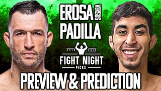 UFC Fight Night: Julian Erosa vs. Fernando Padilla Preview & Prediction