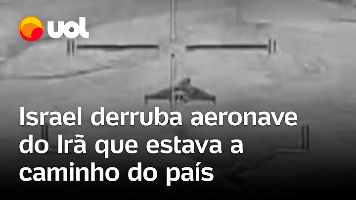 Israel x Irã: Exército israelense abate aeronaves iranianas que atacariam o país, diz Israel; vídeo