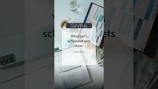 15Apr2025: Schedule time for what matters in life