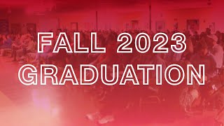 Fall 2023 Graduation