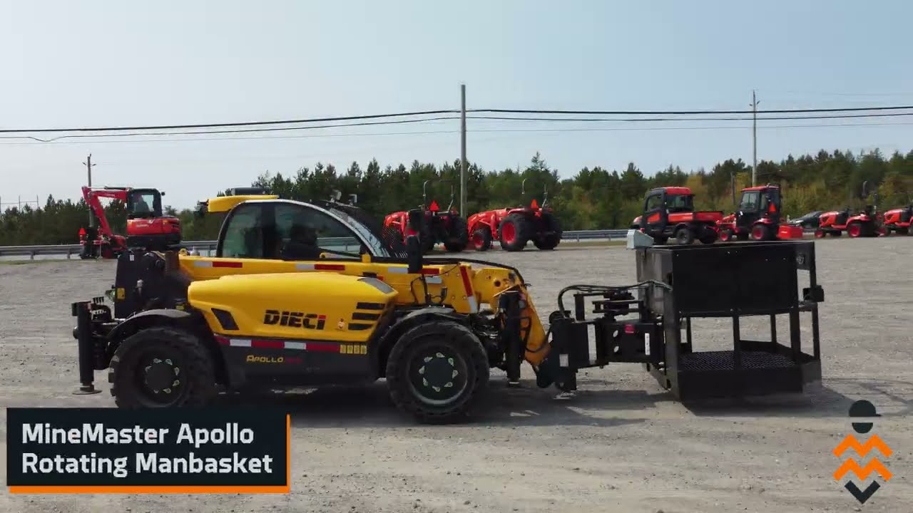 MineMaster Apollo 26.6 Rotating Manbasket - YouTube