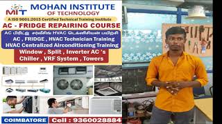HVAC Technician Training . AC Servicing Course  hvac technical institute  , hvac training course