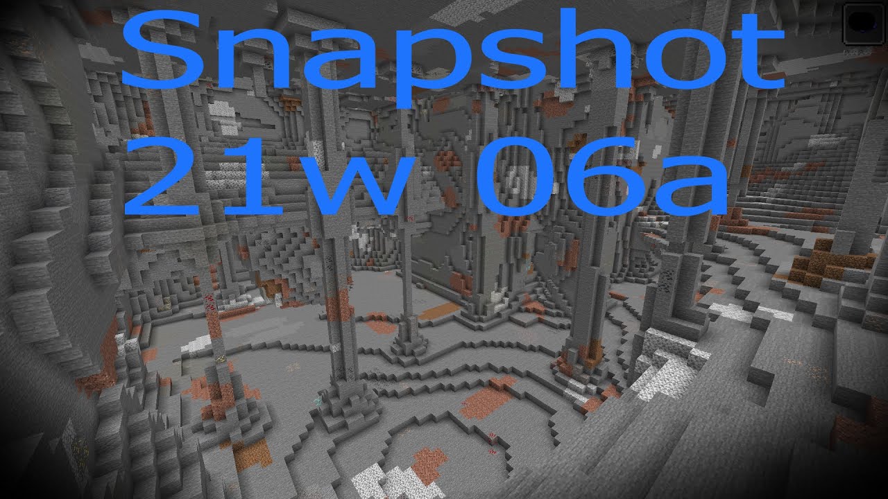 Minecraft Snapshot 21W 06A new cave generation! - YouTube