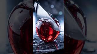 CRYSTAL CLEAR RED APPLE ASMR / DiDi ASMR #shorts #asmr