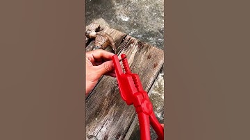 No more worrying about hitting your hands when hammering nails