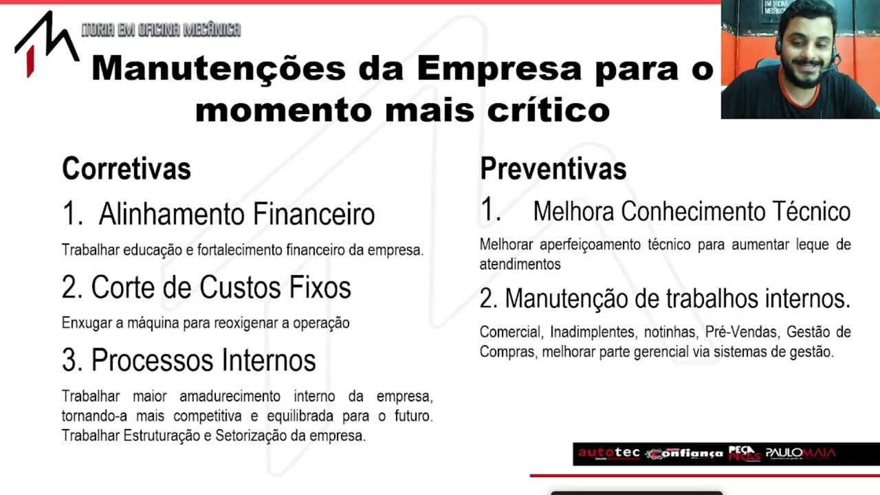 O que 2025 nos ensinou? Oficinas Mecânicas - Aula 03. Analisando casos Reais.