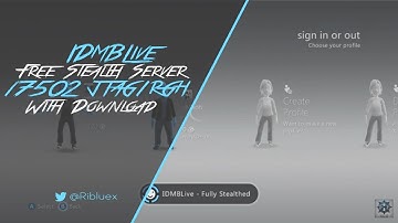 IDMBLive Stealth Server 17502 FREE For JTAG/RGH ONLINE Dashboard 17502 (Xbox 360) + Download LINK