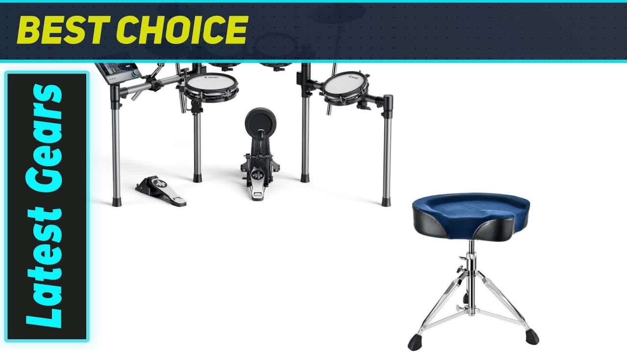 Donner Beat Electronic Drum Set: Quiet Mesh & Comfy Throne Perfection!