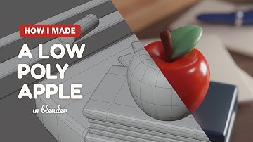 Cute Apple in Blender – 3D Modeling Process | Soren Juhl