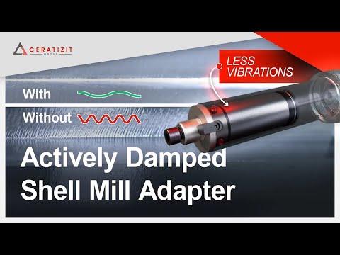 Stop Vibrations: Actively Damped Shell Mill Adapter - video from KOMET