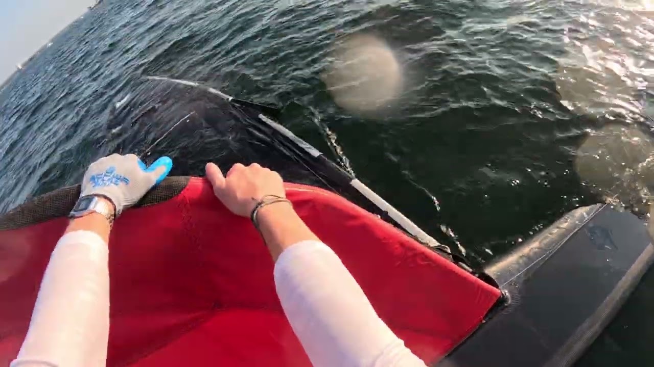 Light Air Moth Sailing (Raw Footage)