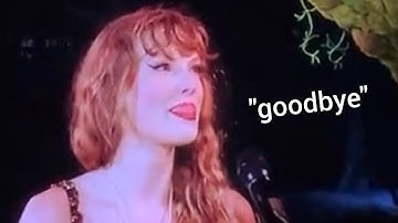 Taylor Swift CRYING on stage after her fan