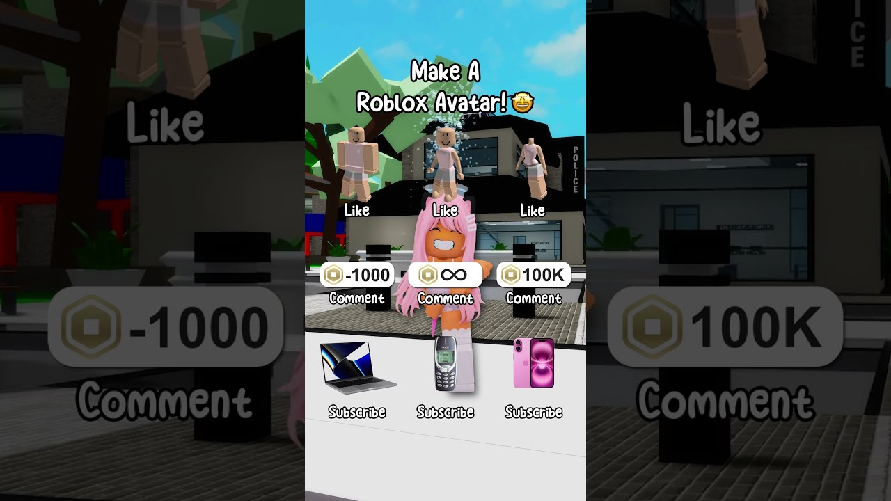 Choose A Roblox Avatar Robloxshorts