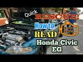 Honda Civic EG: How to read check engine, QUICK RESCUE