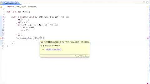 Java Variable Scope Tutorial