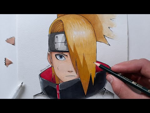 Video: Cómo Dibujar Una Deidara