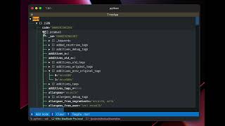 Textual Tree Control in 0.6.0