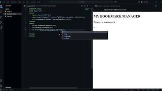MAKING BOOKMARK MANAGER IN HTML | day4/100 of learning web development