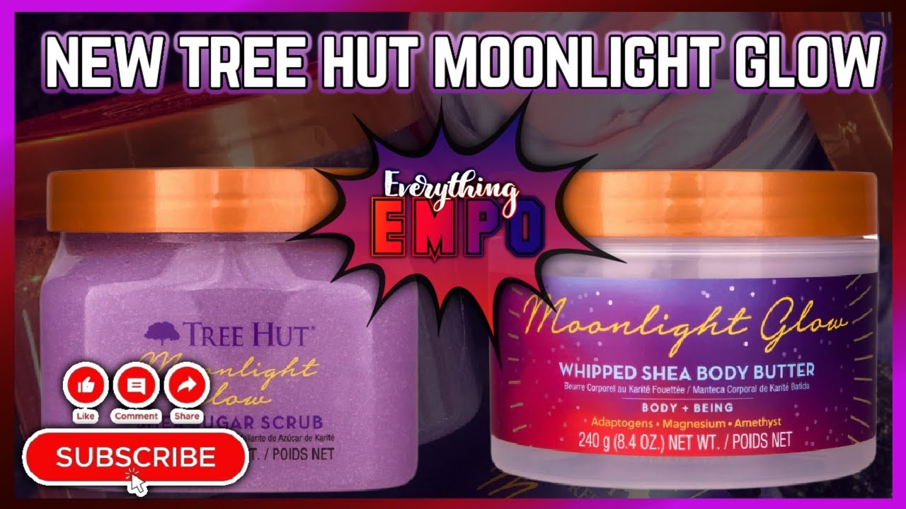 🌜NEW🌛TREE HUT MOONLIGHT GLOW COLLECTION CASHMERE VANILLA SCENT 