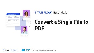 Titan Flow - Convert a Single File to PDF