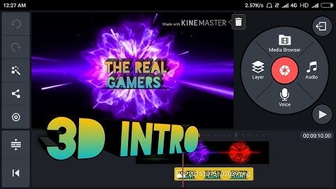 How to make 3d intro for youtube using android (Free)
