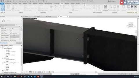 Hướng dẫn tạo mối nối kết cấu thép tự động trong Revit 2020