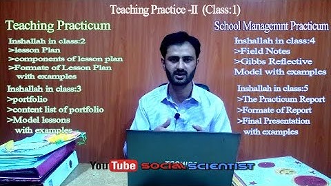 Class 1:8608 Teaching Practice-II || Introduction to Teaching Practicum||School Management Practicum