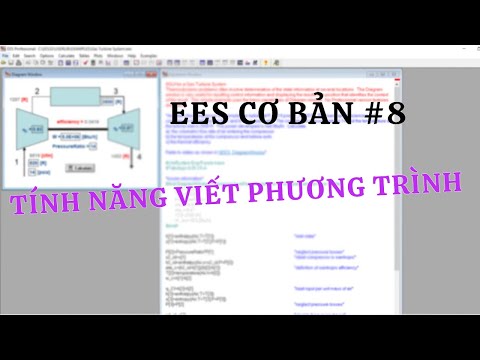 Tính năng viết phương trình từ những số liệu cho trước | EES cơ bản #8