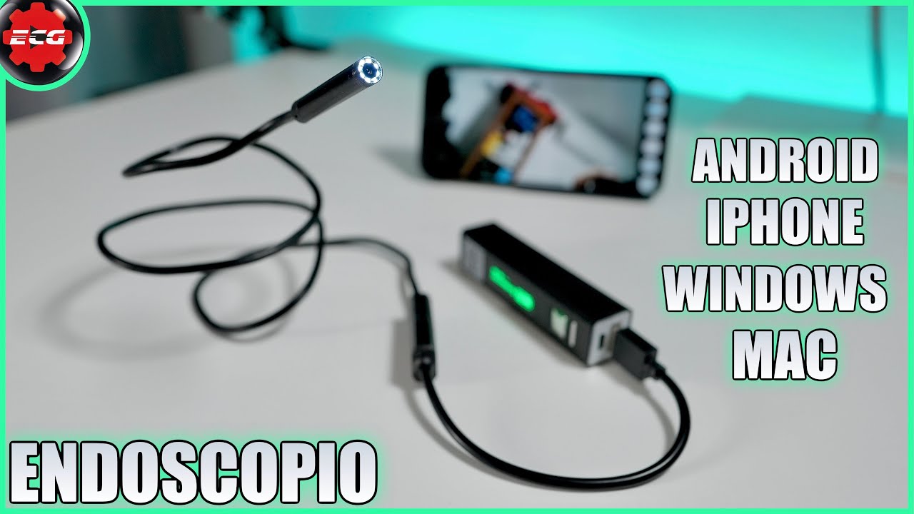 moneda enfermo En la madrugada Endoscopio WIFI para Android/iPhone/PC/MAC - YouTube