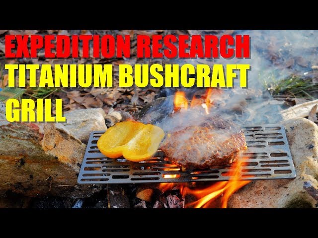 Bush Grill / Ultralight Camping Grill / Bushcraft / Campfire / 