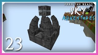 FTB Sky Adventures | Thaumcraft Runic Matrix! | E23 (FTB Skyblock 1.12.2)