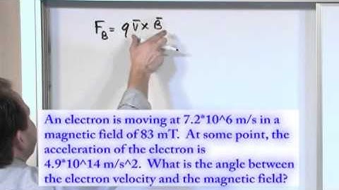 Lesson 12 - Magnetic Force On A Charged Particle, Part 2 (Physics Tutor)