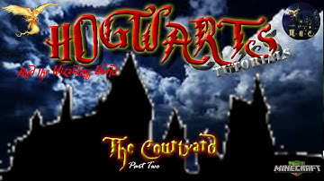 Lets Build Hogwarts in Minecraft Tutorials Part 11. The Courtyard Part 2