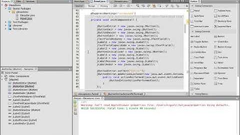 Programação de Applet Java - Aula 4b: POO Criacao de Objecto com Applet