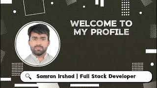 Full stack intro