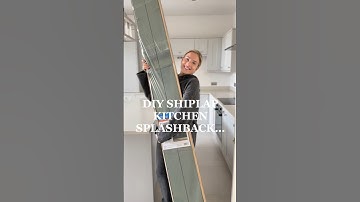 DIY shiplap kitchen splashback on a budget @homewithkat_