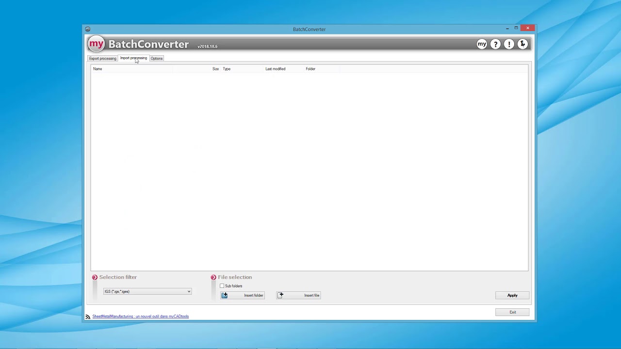 myCADtools: BatchConverter - Productivity Tools For SOLIDWORKS