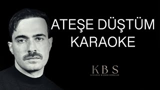 Mert Demir - Ateşe Düştüm | (Akustik Gitar Karaoke) Resimi