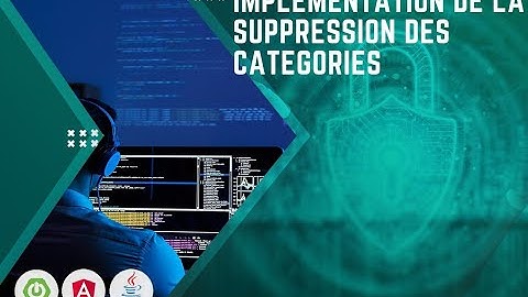 Projet Spring boot & Angular | Gestion de stock | Partie 35 - Suppression des categories