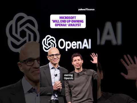 @microsoft ‘will end up owning openai:’ analyst #shorts