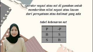 UAS logika informatika materi 3(tabel kebenaran implikasi dan aplikasi)