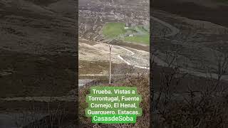 Vistas diferentes barrios con cabañas en Trueba, km.14, Espinosa. CasasdeSoba