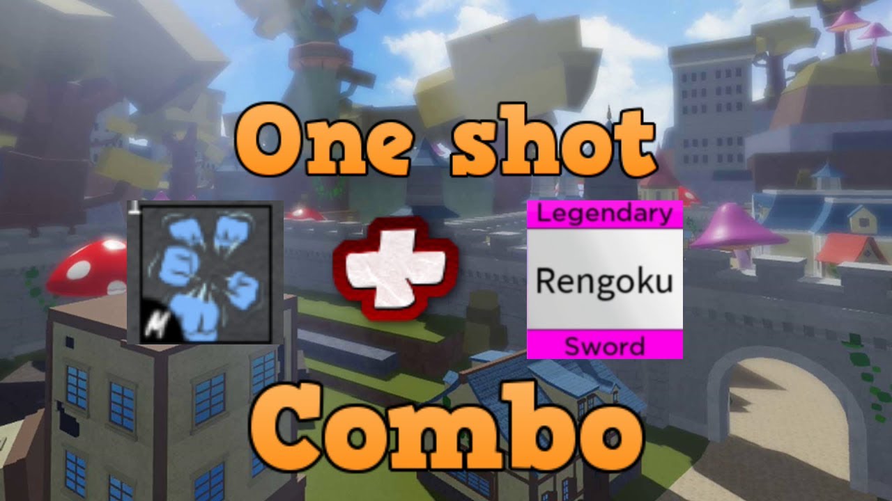 Rengoku + Superhuman One Shot Combo, Blox Fruits