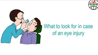 EYE INJURY first aid