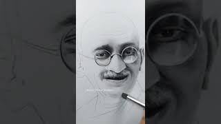 How to draw Gandhi jayanti drawing #shorts screenshot 1
